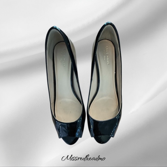 Cole Haan Black Heels Sleek Design - Picture 1 of 7